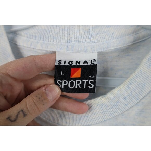 Vintage 90s Streetwear Mens Large All Over Print Alaska Cruise Ship T-Shirt USA - Picture 10 of 16